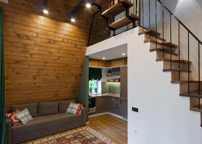 Villa Freeman-4b двоповерховий з кухнею, альтанкою, грилем 6місний Bukovel