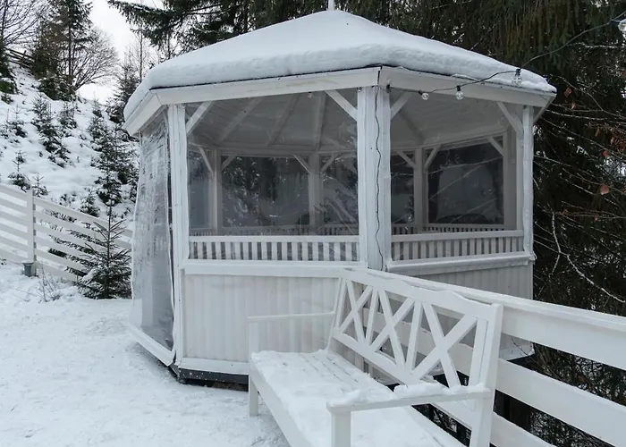 Freeman-4b двоповерховий з кухнею, альтанкою, грилем 6місний Villa Bukovel