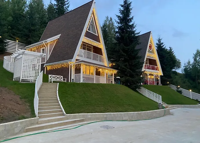 Villa Freeman-4b двоповерховий з кухнею, альтанкою, грилем 6місний